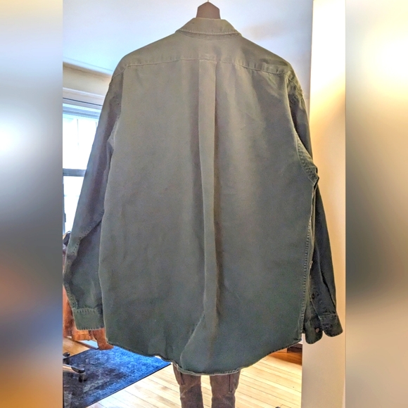 Polo by Ralph Lauren forest green long sleeve button up shirt size M - Picture 2 of 3